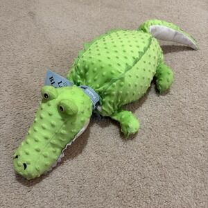 New Zoobie Pets Kojo Alligator Crocodile Blanket Pillow Plush Stuffed Toy Soft